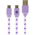 Japan Pokemon USB to Type-C Sync & Power Cable - Ditto - 1