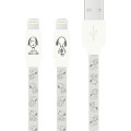 Japan Peanuts USB to Lightning Sync & Power Cable - Snoopy : Ivory - 1