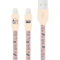Japan Peanuts USB to Lightning Sync & Power Cable - Snoopy : Pink - 1