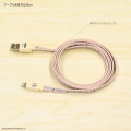 Japan Peanuts USB to Lightning Sync & Power Cable - Snoopy : Pink - 2