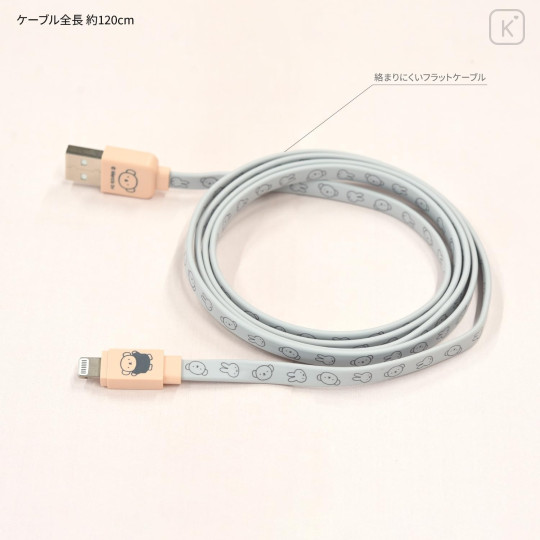 Japan Miffy USB to Lightning Sync & Power Cable - Boris & Miffy - 2