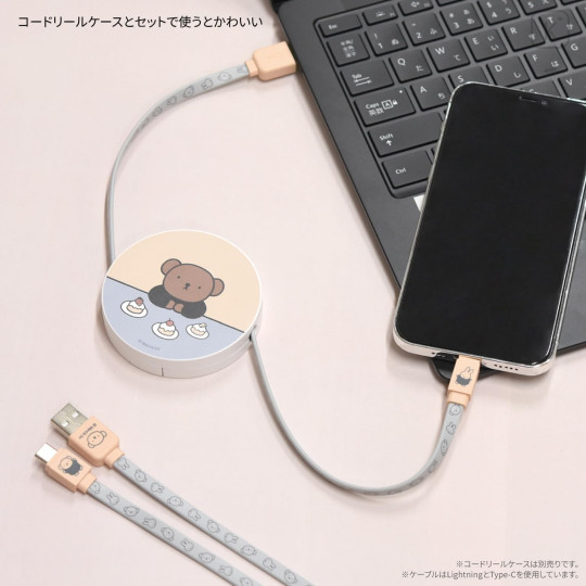 Japan Miffy USB to Lightning Sync & Power Cable - Boris & Miffy - 4