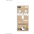 Japan Peanuts USB Type-C Stereo Earbuds with Remote Control Microphone - Snoopy : White - 6