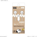 Japan Peanuts USB Type-C Stereo Earbuds with Remote Control Microphone - Snoopy : Black - 6