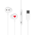 Japan Disney USB Type-C Stereo Earbuds with Remote Control Microphone - Baymax - 1