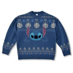 Japan Disney Store Long Sleeve Sweater - Stitch : Knit Collection Retro