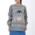 Japan Disney Store Long Sleeve Sweater - Eeyore : Knit Collection Retro - 2