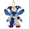Japan Disney Store Plush Mascot Keychain - Stitch : Pierrot Costume - 3