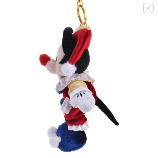 Japan Disney Store Plush Mascot Keychain - Mickey : Pierrot Costume - 2