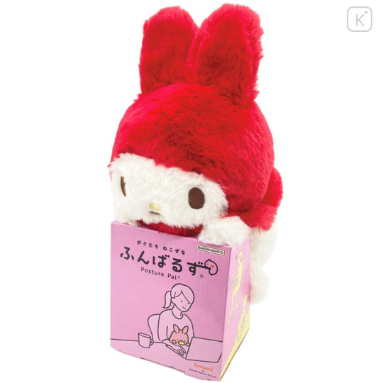 Japan Sanrio Posture Pal Plush - My Melody : Red - 1