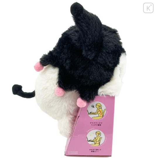 Japan Sanrio Posture Pal Plush - Kuromi : Black - 2