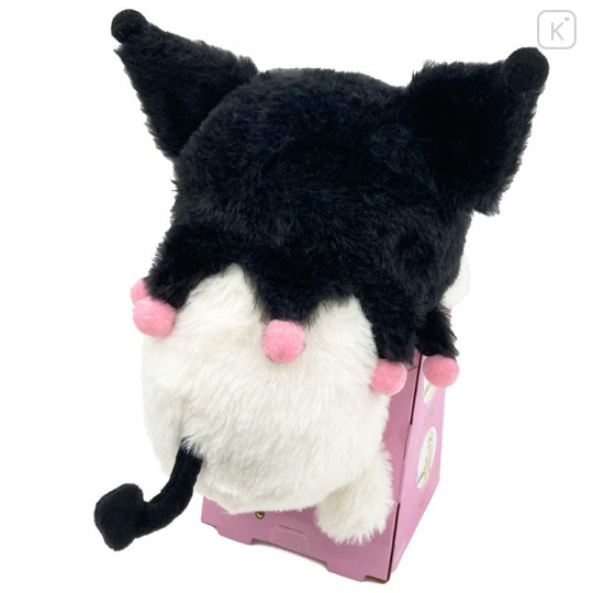 Japan Sanrio Posture Pal Plush - Kuromi : Black - 3