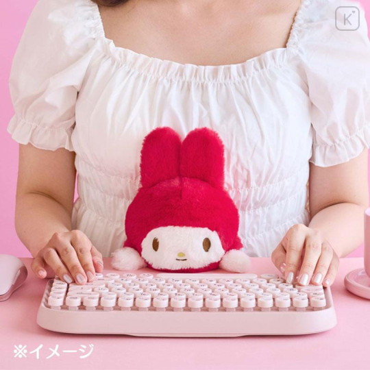 Japan Sanrio Posture Pal Plush - Kuromi : Black - 6