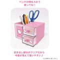 Japan Sanrio Chest Drawer with Pen Stand - Hello Kitty : Y2k Houndstooth - 3