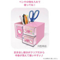 Japan Sanrio Chest Drawer with Pen Stand - Hello Kitty : Leopard - 3