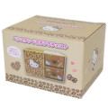 Japan Sanrio Chest Drawer with Pen Stand - Hello Kitty : Leopard - 4