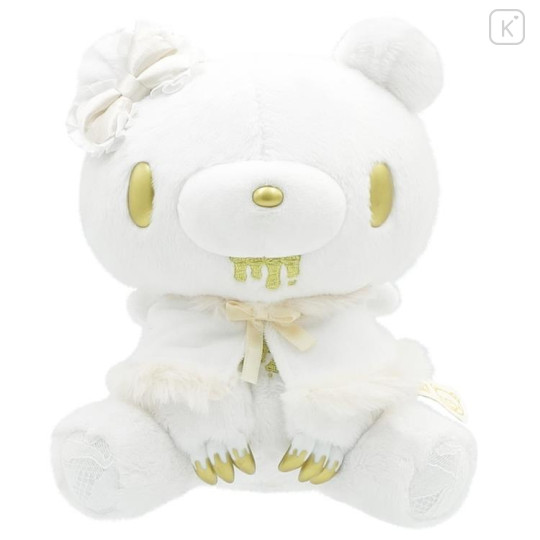 Japan Gloomy Bear Hand-held Plush - Angel Ribbon White - 1