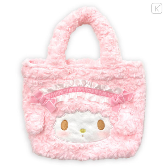 Japan Sanrio Face-shaped Tote Bag - My Sweet Piano : Lolita Pink - 1