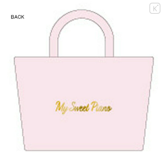 Japan Sanrio Face-shaped Tote Bag - My Sweet Piano : Lolita Pink - 2