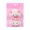 Japan Sanrio Plush Hair Clip - My Sweet Piano : Lolita Pink - 1
