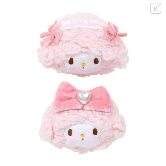 Japan Sanrio Plush Hair Clip - My Sweet Piano : Lolita Pink - 2