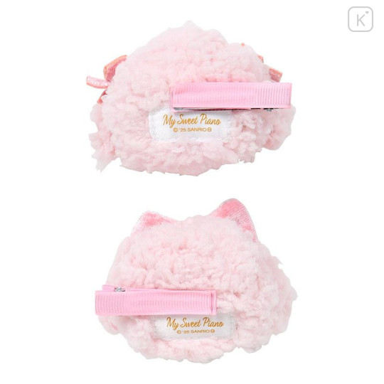 Japan Sanrio Plush Hair Clip - My Sweet Piano : Lolita Pink - 3