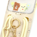 Japan San-X Multi Ring Plus with Shoulder Strap - Chairoikoguma & Korilakkuma : Basic Rilakkuma Flower - 2