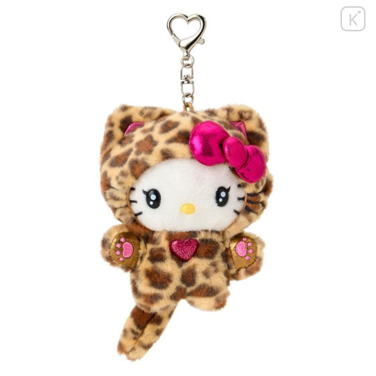 Japan Sanrio Original Mascot Holder - Hello Kitty : Leopard Gal Cat - 1