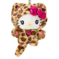 Japan Sanrio Original Mascot Holder - Hello Kitty : Leopard Gal Cat - 2