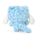 Japan Sanrio Original Mascot Holder - Cinnamoroll : Leopard Gal Cat Blue - 3