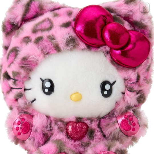 Japan Sanrio Original Plush Toy - Hello Kitty : Leopard Gal Cat Pink - 3