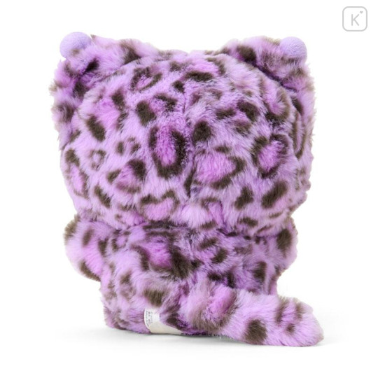 Japan Sanrio Original Plush Toy - Kuromi : Leopard Gal Cat Purple - 2