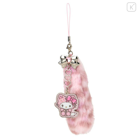 Japan Sanrio Original Dangling Tail Mascot Strap - Charmmy Kitty : Leopard Gal Cat - 1