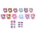 Japan Sanrio Original Sticker Set - Leopard Gal Cat Sparkling Hologram - 2