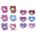 Japan Sanrio Original Sticker Set - Leopard Gal Cat Sparkling Hologram - 5