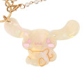 Japan Sanrio Mascot Bag Charm Keychain - Cinnamoroll : Baby Pink Shell Holographic - 2