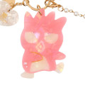 Japan Sanrio Mascot Bag Charm Keychain - Bad Badtz-maru : Baby Pink Shell Holographic - 2