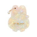 Japan Sanrio Slide Mirror - My Melody : Baby Pink Shell Holographic - 2