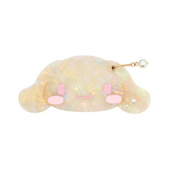 Japan Sanrio Slide Mirror - Cinnamoroll : Baby Pink Shell Holographic