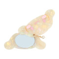 Japan Sanrio Slide Mirror - Cinnamoroll : Baby Pink Shell Holographic - 3