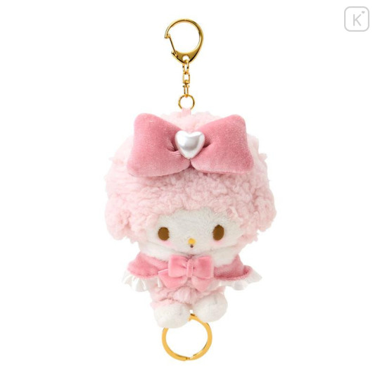 Japan Sanrio Mascot Holder Reel Keychain - My Sweet Piano : Lolita Pink - 1