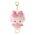Japan Sanrio Mascot Holder Reel Keychain - My Sweet Piano : Lolita Pink - 1