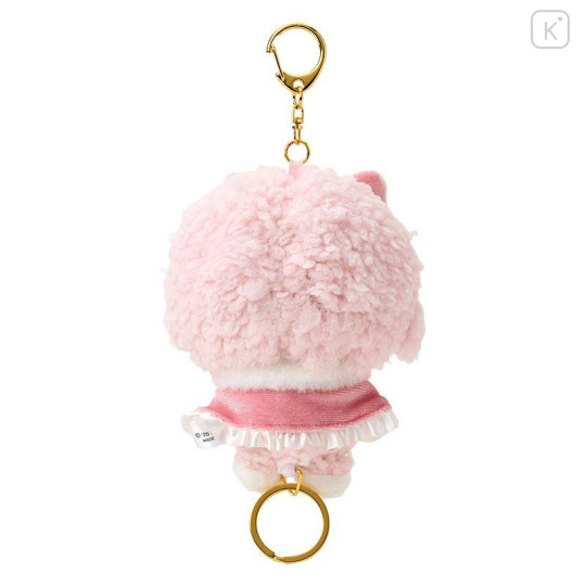 Japan Sanrio Mascot Holder Reel Keychain - My Sweet Piano : Lolita Pink - 2