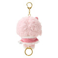 Japan Sanrio Mascot Holder Reel Keychain - My Sweet Piano : Lolita Pink - 2