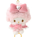 Japan Sanrio Mascot Holder Reel Keychain - My Sweet Piano : Lolita Pink - 3
