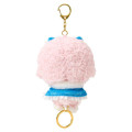 Japan Sanrio Mascot Holder Reel Keychain - My Sweet Piano : Lolita Blue - 2