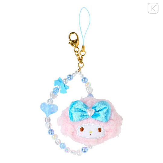 Japan Sanrio Beaded Hand Strap Phone Charm - My Sweet Piano : Lolita Blue - 1
