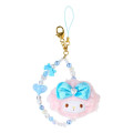 Japan Sanrio Beaded Hand Strap Phone Charm - My Sweet Piano : Lolita Blue - 1