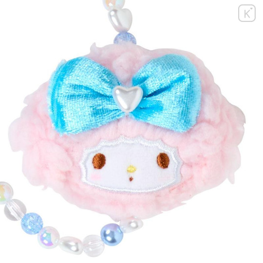 Japan Sanrio Beaded Hand Strap Phone Charm - My Sweet Piano : Lolita Blue - 2