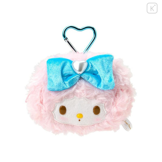 Japan Sanrio Face-shaped Pouch with Carabiner - My Sweet Piano : Lolita Blue - 1